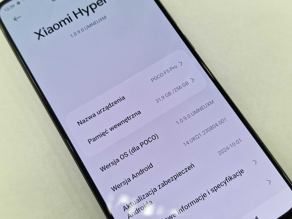 POCO F5 PRO Dual SIM/ 12GB/ 256GB/ Black/ Grade A + ładowarka/ Gwaranc