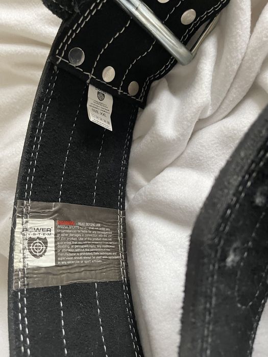 Пояс Power System PS-3800 PowerLifting шкіряний Black  XXl