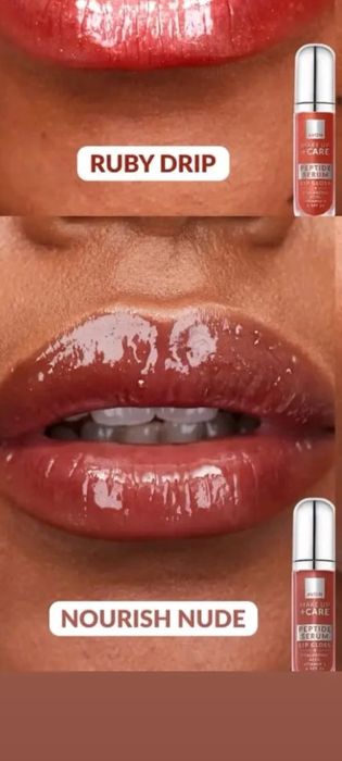 Błyszczyk-serum z peptydami Nourish Nude Avon