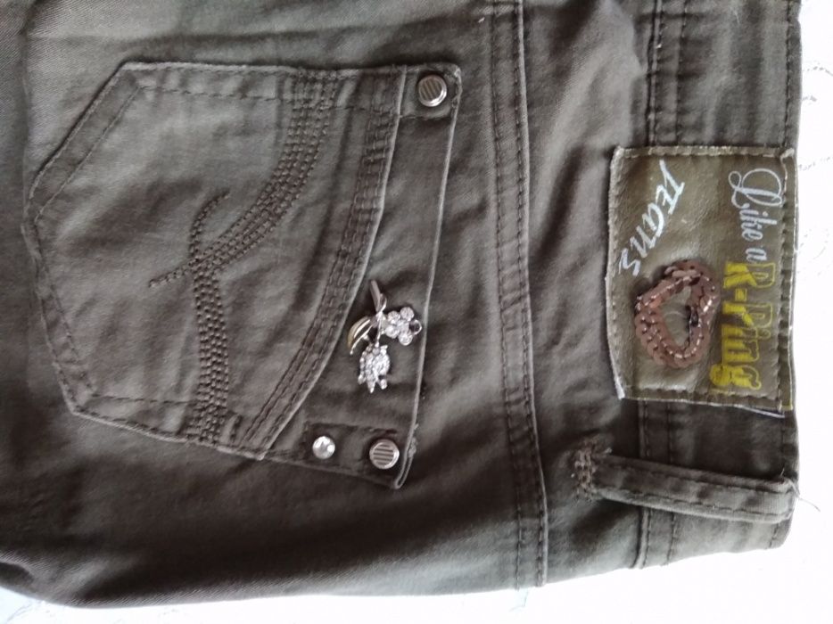 Spodnie kolor oliwkowy