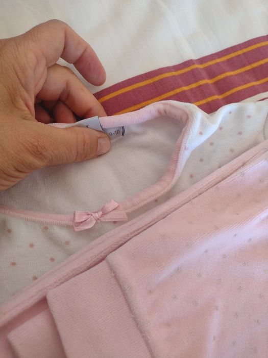 Pijamas veludos 9/10 anos