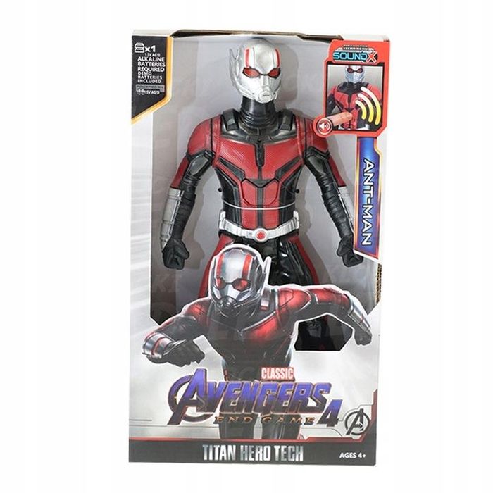Duża figurka ant-man avengers 30cm dźwięk światło
