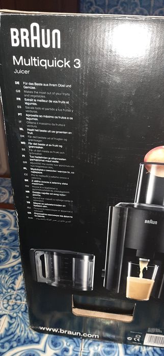 Maquina de sumos da BRAUN