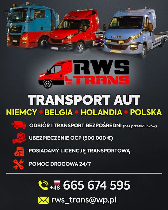 Transport Aut Maszyn Polska Niemcy Holandia Belgia