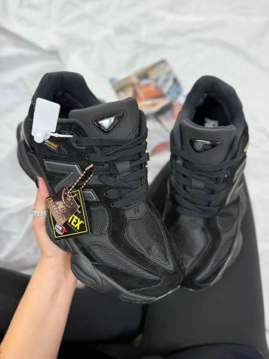 !БЕЗ Передплат! Кросівки New Balance 9060 Black Gore-Tex Cordura Термо