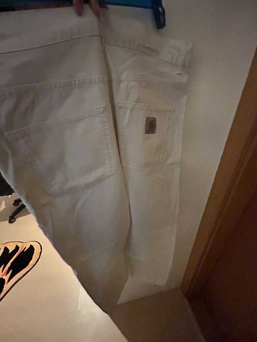 calcas de ganga brancas carhartt