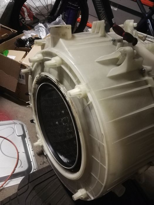 Pralka Samsung 8kg pierze sprawna na czesci WF80F5E0W2W