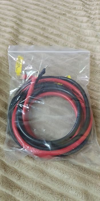 Кабелі 6 AWG 16mm' М8+М8 200 см.