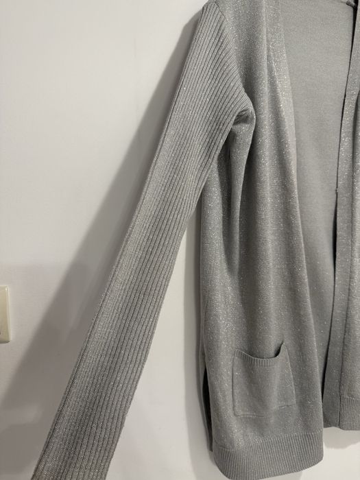 Kardigan ze srebrną nitką Moodo