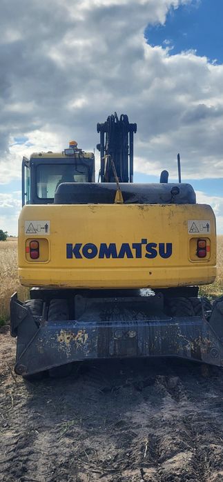 Komatsu pw 140   2009 r. Po spaleniu na części