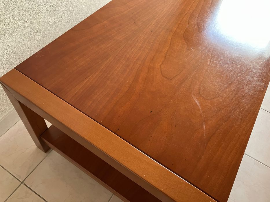 Mesa de centro madeira maciça