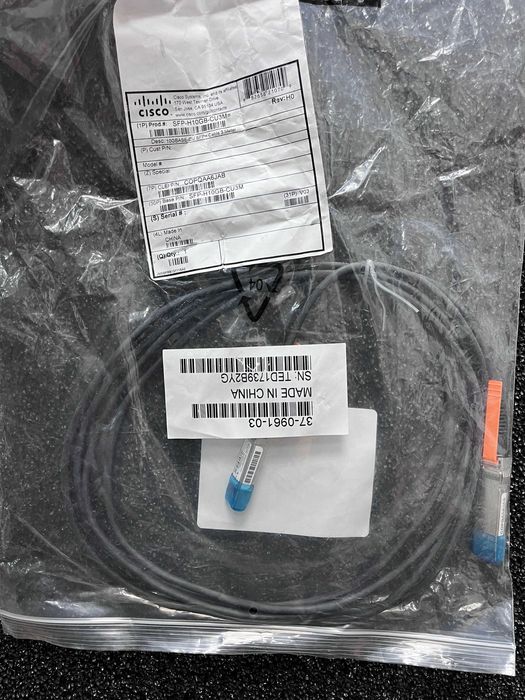 DAC кабелі Cisco SFP-H10GB-CU1M / SFP-H10GB-CU3M (вживані і нові)