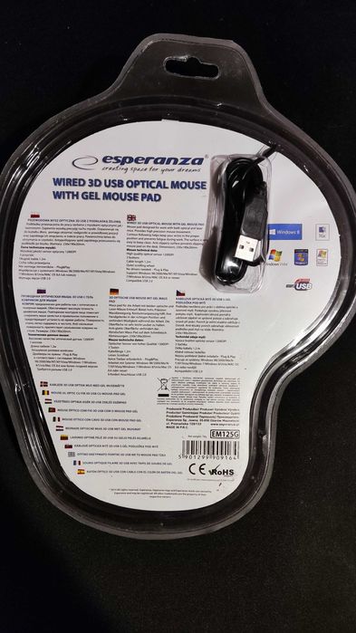Kamerka internetowa Philips SPZ2000 oraz Mysz ESPERANZA z podkładką