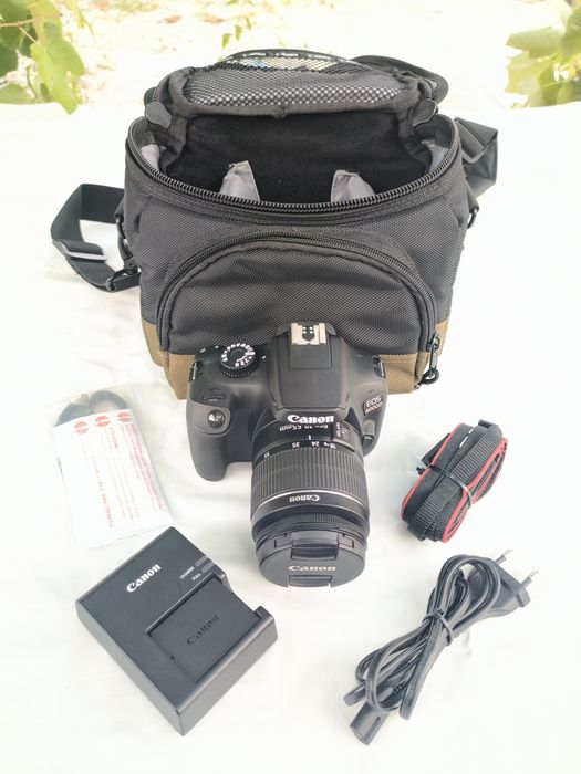 Câmera Canon 4000D"COMO NOVA"+ Lente 18-55 + Cartão 64gb / wi-fi