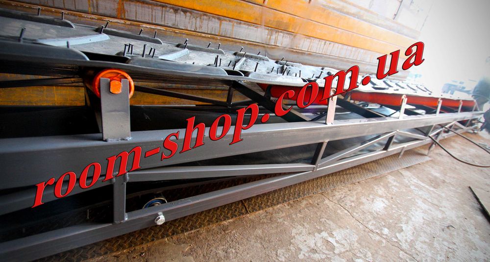 Ленточный конвейер, ширина 400 мм., транспортер, погрузчик, под углом