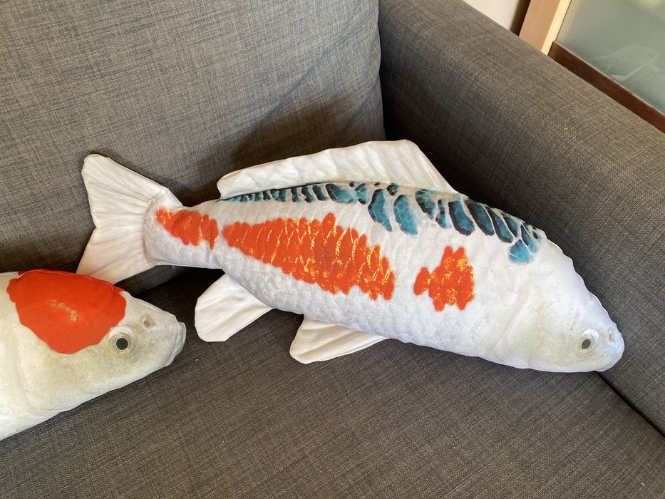 Poduszka KARP Koi Mam 4 różne. Zabawka, przytulanka NOWE UNIKATOWE
