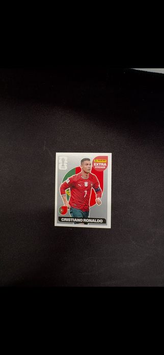 Cromo Cristiano Ronaldo Extra Sticker Prata