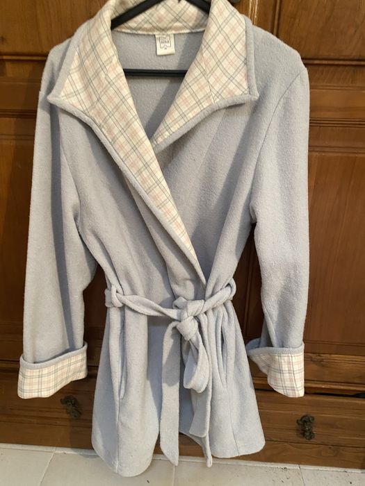 Roupao senhora cinza