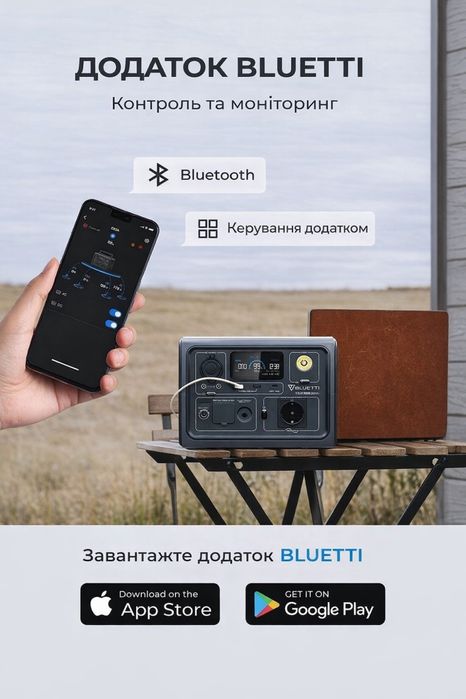Зарядна електростанція BLUETTI EB3A
