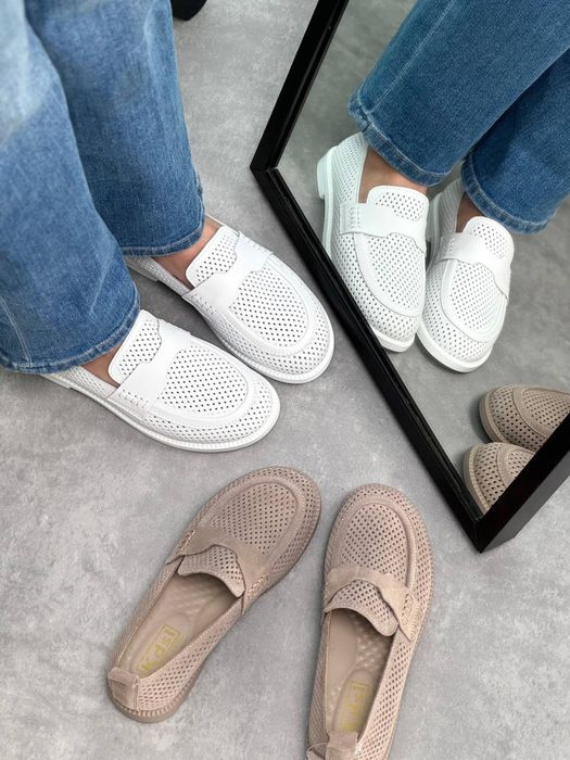 Мокасини натуральна замша/шкіра