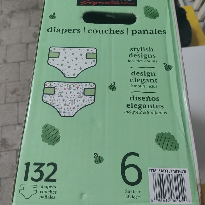 Підгузники Kirkland 6 132 шт. США