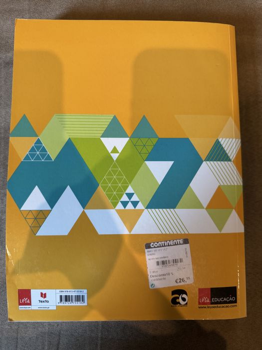 livro de exame Matemática A editora texto