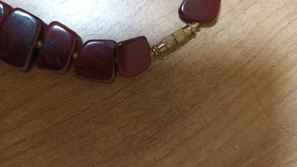 Бусы из натурального камня, Яшма. 60 см.