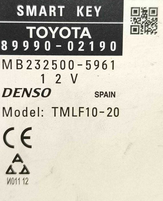 Módulo Eletrónico 89990-02190 - TOYOTA AURIS