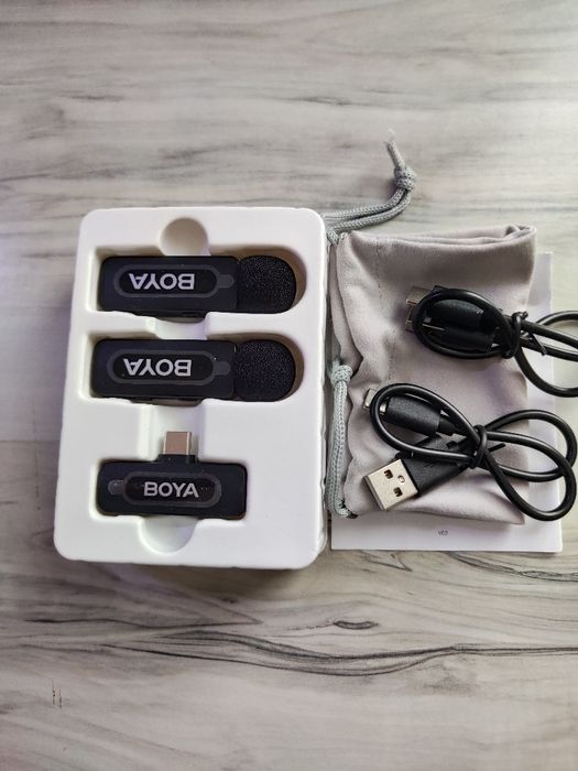 Мікрофон подвійний BOYA BY-V20 BY-V2 Usb Type