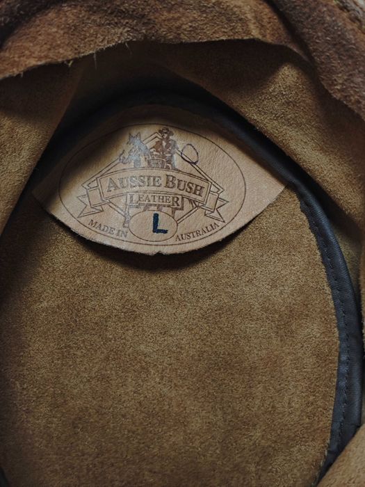 Ковбойський капелюх р. L чоловічий коричневий шкіряний шляпа мужская