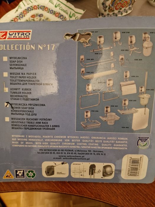 Mosiężne mydelniczki - cena za 2 szt.