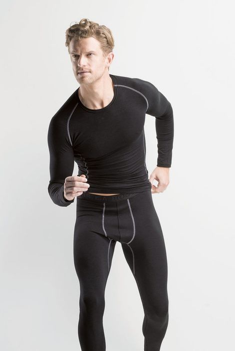 Термобілизна комплект (кофта+штани 3,4") ISA bodywear Merino wool.  L