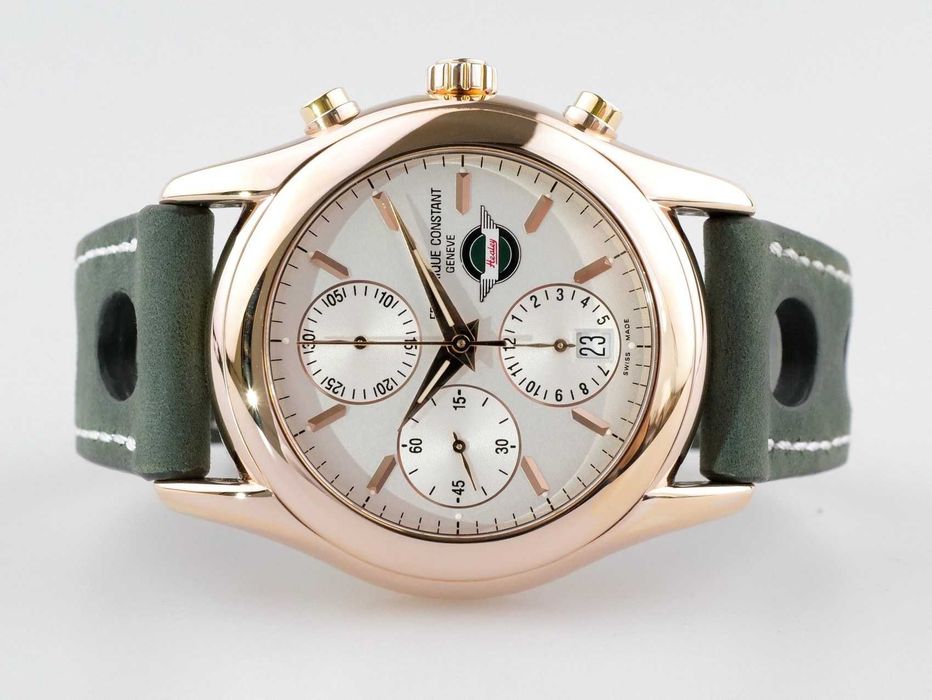 Frederique Constant Vintage Rally Healey Chronograph 18K Rose Gold Limited Edition 42