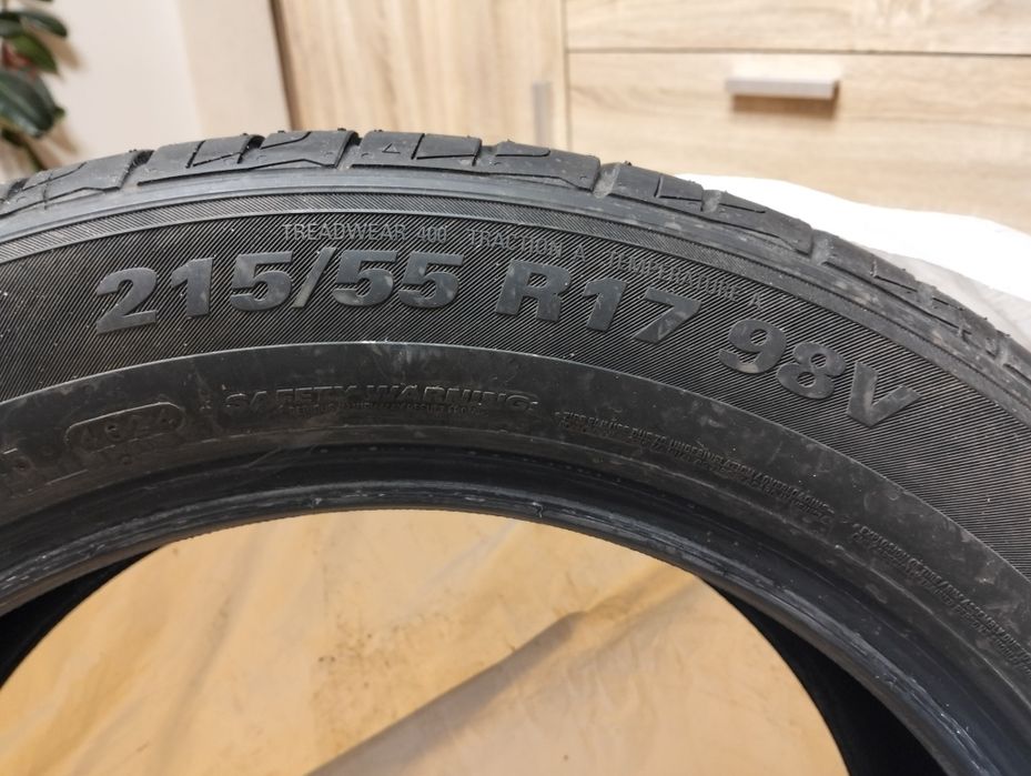 Opony letnie Kumho Solid HS63 215/55 R17 98V - PRAKTYCZNIE NOWE!