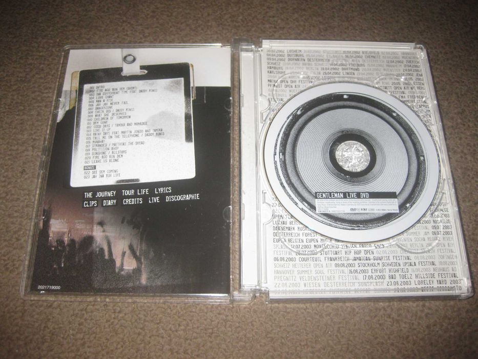 DVD do Gentleman And The Far East Band "Live"
