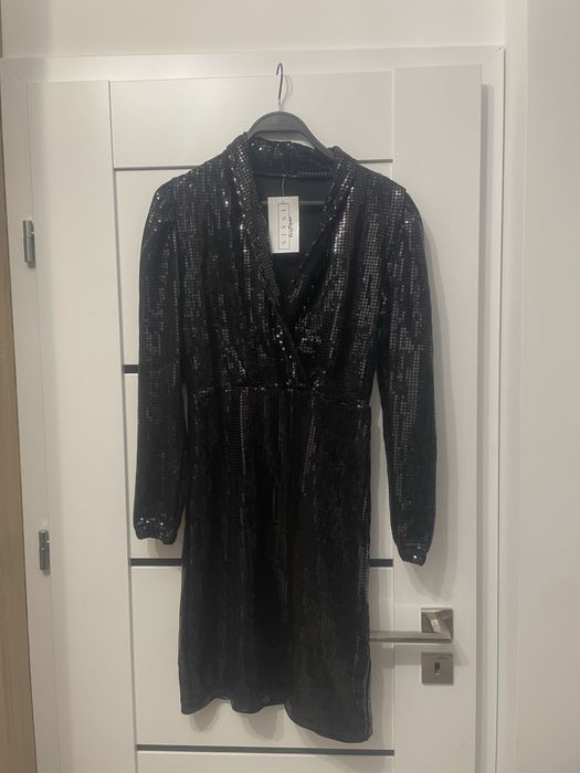 Sukienka Nowa cekiny sylwester L-XL