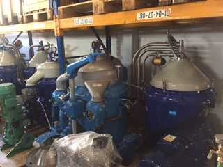 Wirówki Alfa Laval MAPX do degummingu oleju