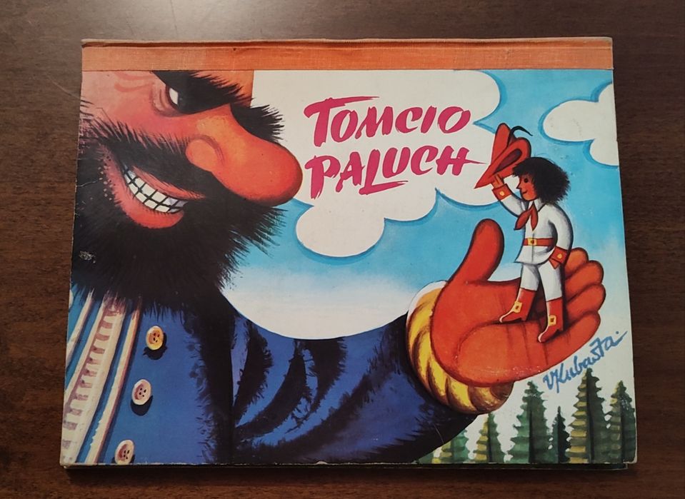 Bajka z elementami ruchomymi "Tomcio Paluch",V. Kubasta,1978r, unikat