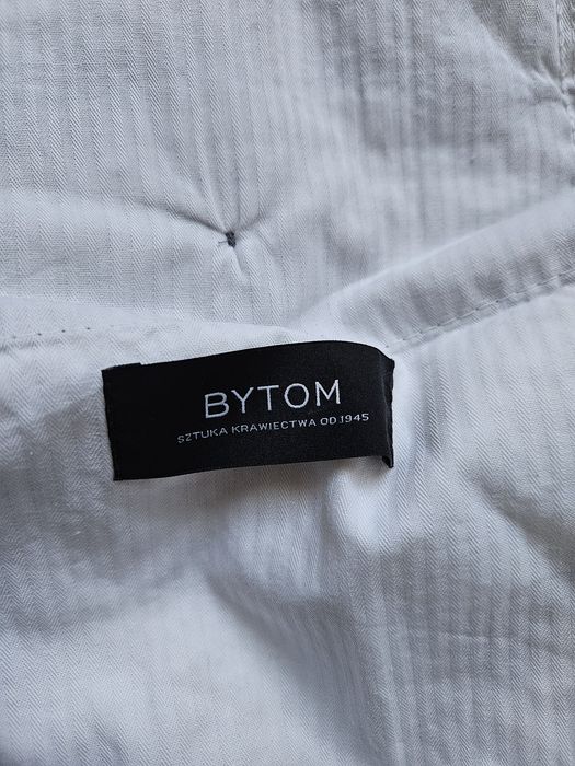 Spodnie męskie szare w kratę Bytom
