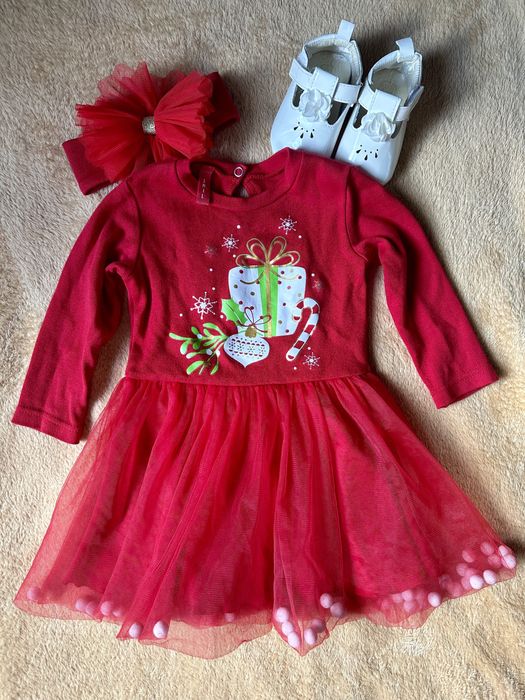 Сукня новорічна,святкова ,розмір 80