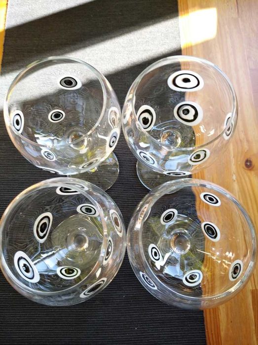 Conjunto de 4 copos vinho em cristal Vista Alegre (Atlantis)