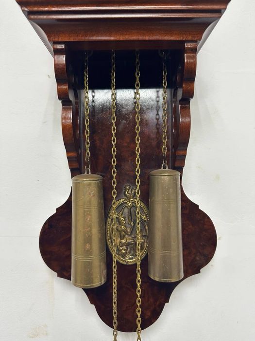 Настінний механічний годинник часы настенные дерево 7684