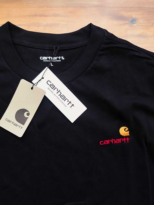 Carhartt WIP longsleeve bawełniany Longsleeve American Script T-Shirt