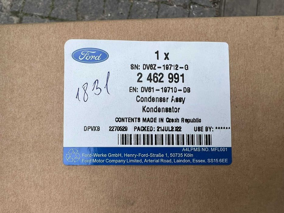 Радиатор кондиционера Ford Focus 3 Форд Фокус 3 от2011 – 2019гг: 80 ...