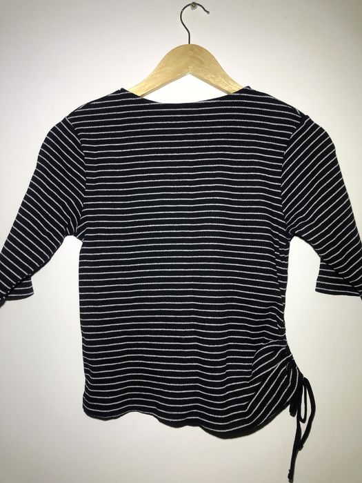 Top justo ás riscas Mango