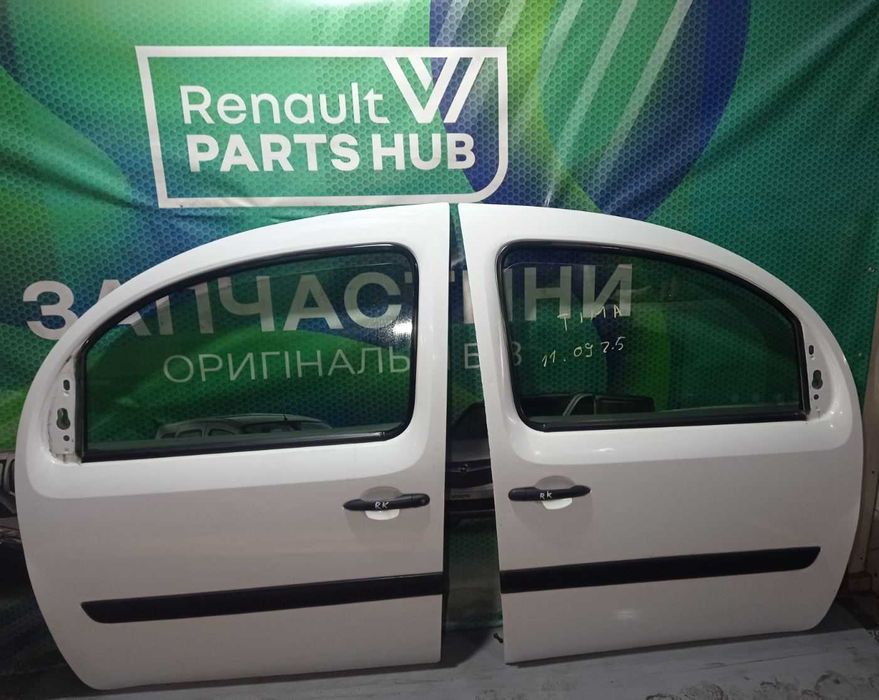 Двері передні здвижні Рено Кенго 2,3 Renault Kangoo 2008-2020 разборка