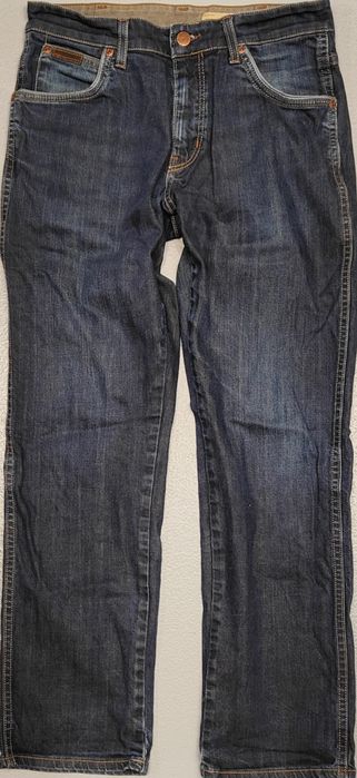 Wr) WRANGLER TEXAS STRECH oryginalne spodnie jeansowe Roz.32/30