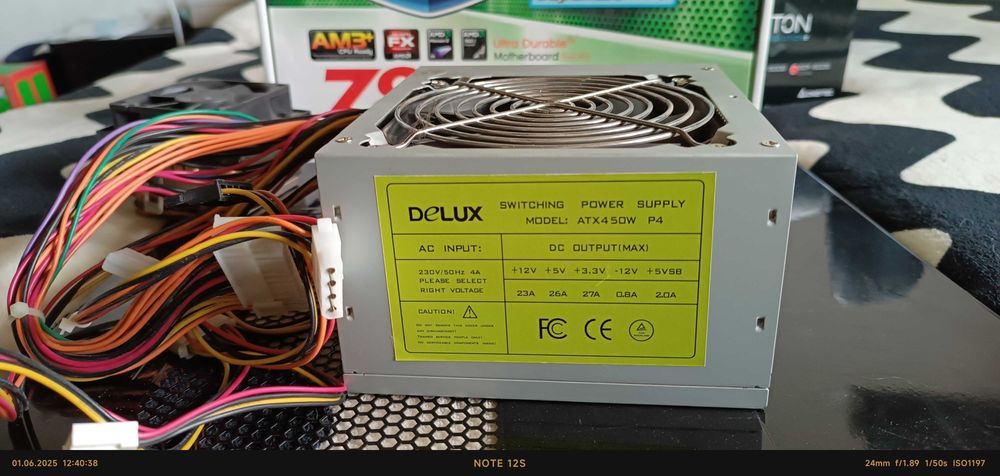 Блок живлення Delux ATX 450W