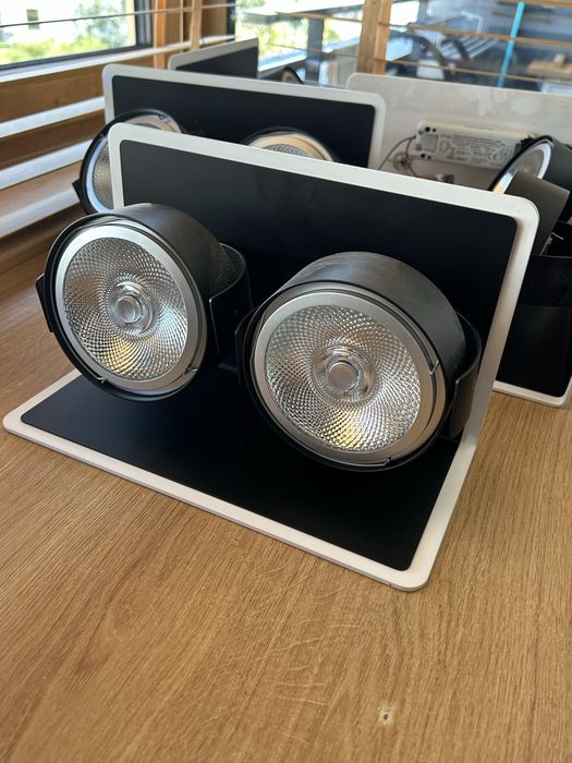 Nowoczesne oprawy sufitowe natynkowe AR111 LED OSRAM - podwójne i potrójne