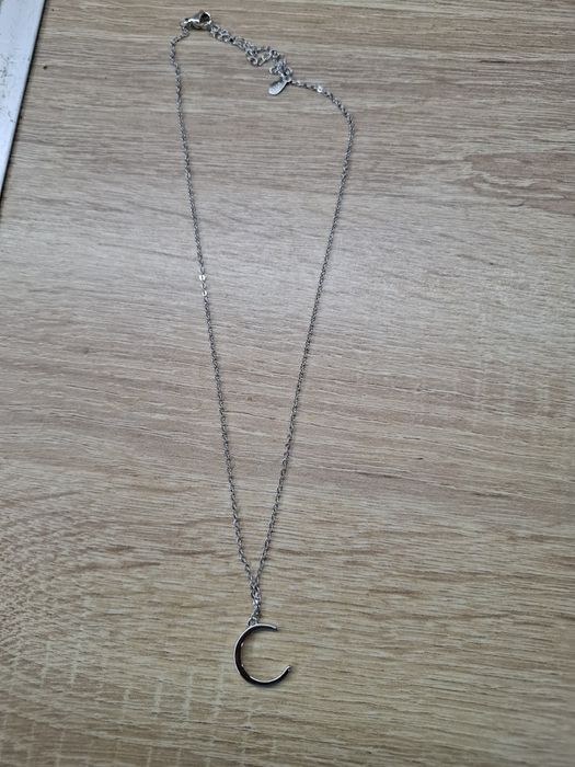 Срібний ланцюжок підвіска з підвіскою  місяць срібло новий 925